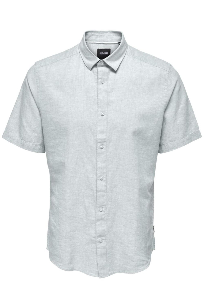 ONSCAIDEN SS SOLID LINEN SHIRT NOOS 22009885 CASHMERE BLUE